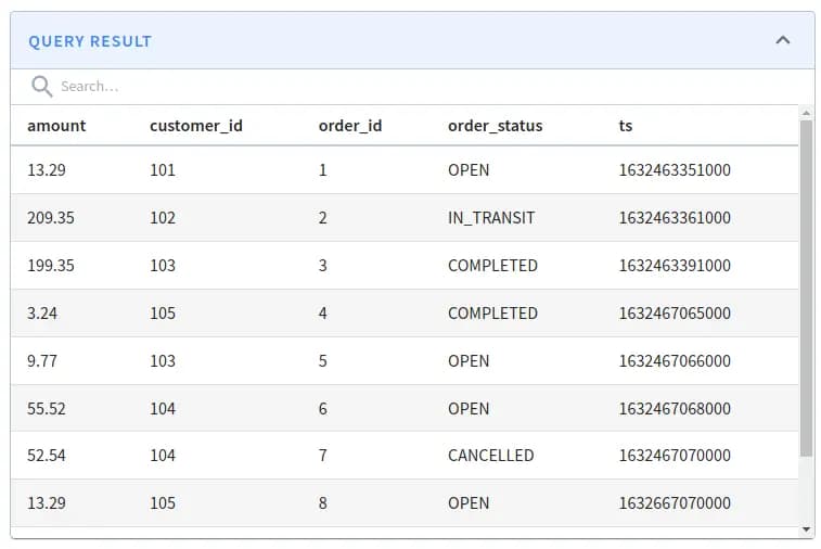 Backfill Initial Query