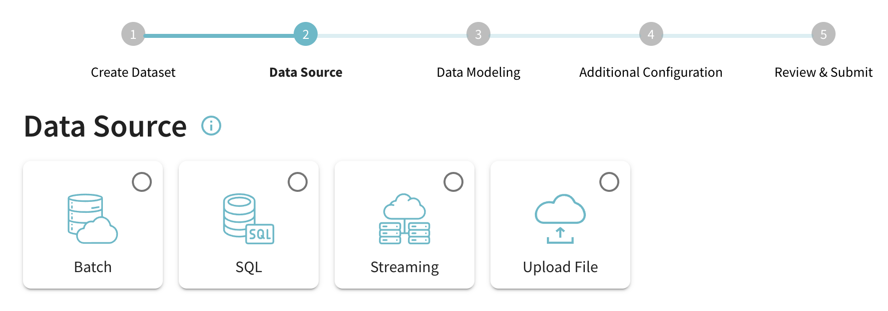 StarTree Data Manager data source step