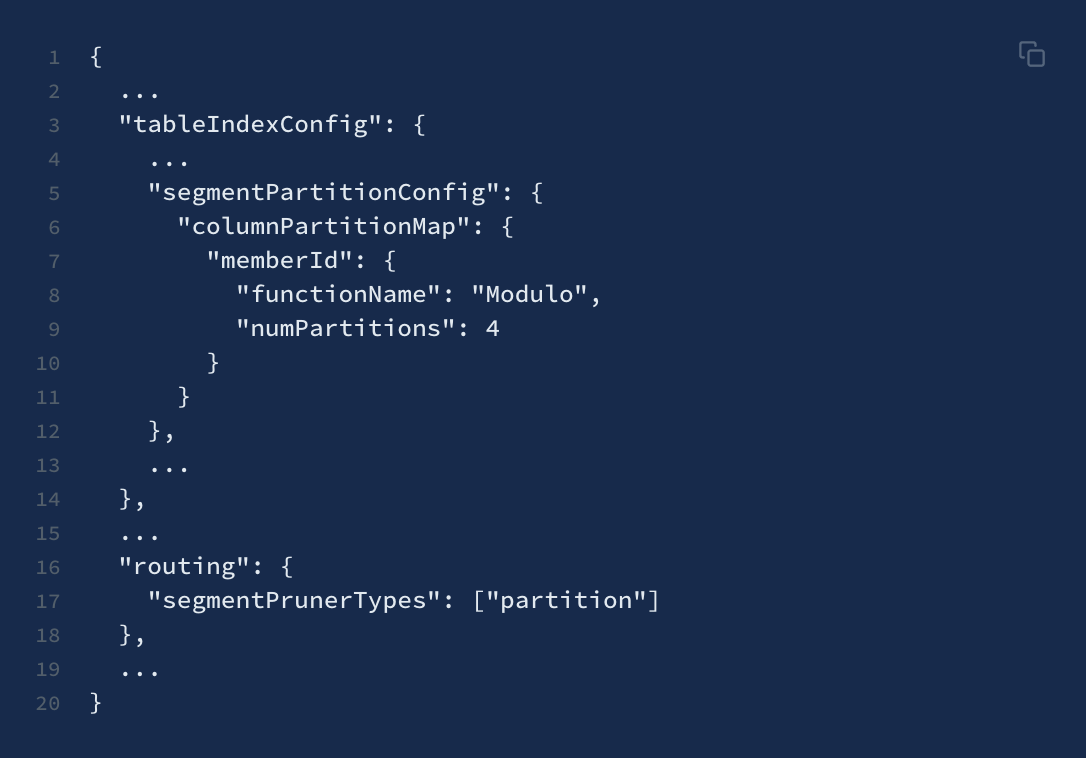 Limiting the number of segments processed for a given query