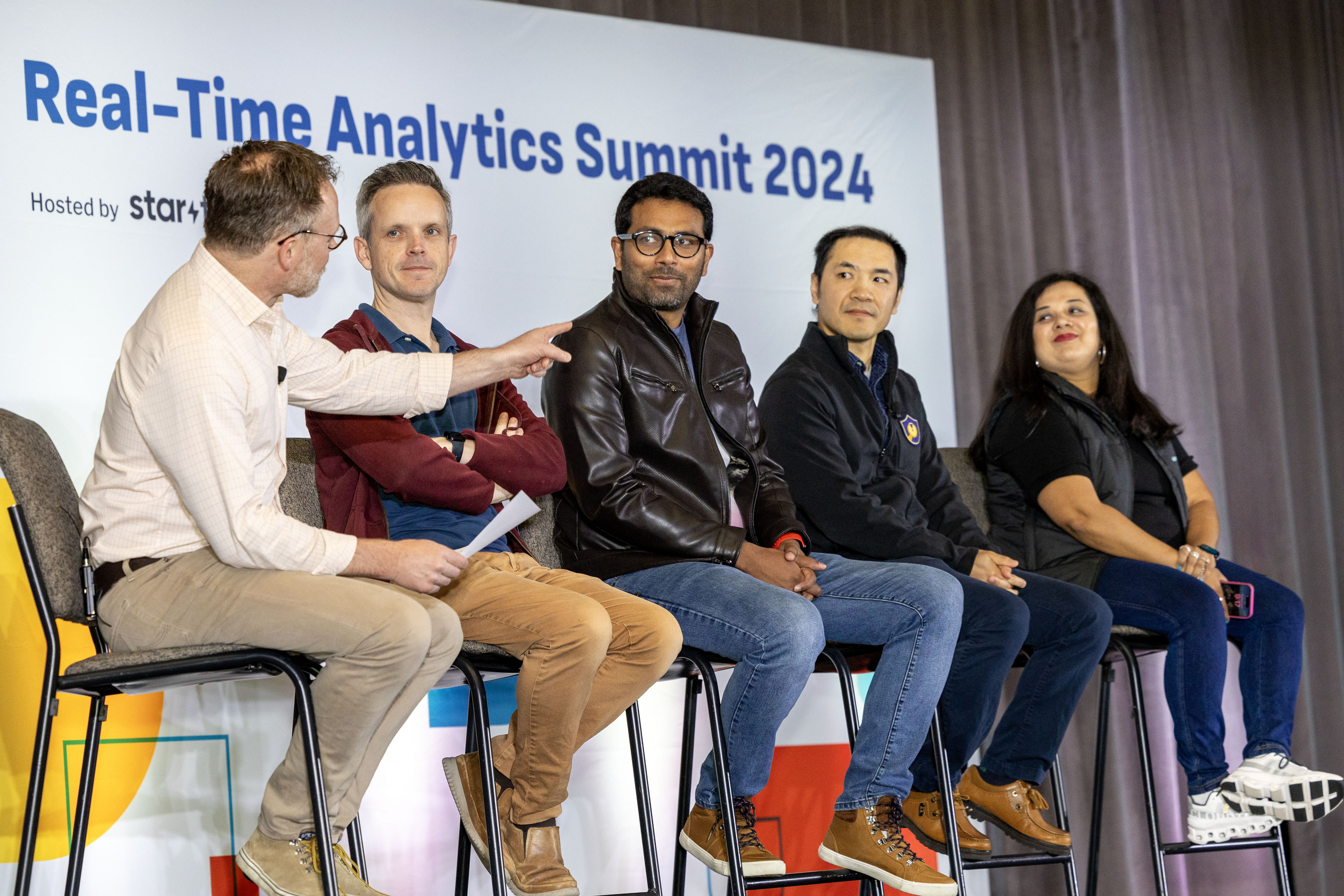 Leaders from Uber, Microsoft, Confluent, and Dialpad spoke during the panel at RTA Summit 2024