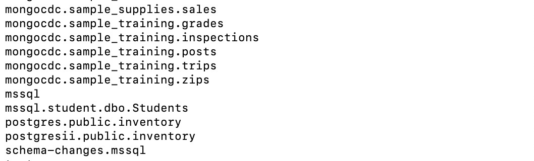 Verify topic creation