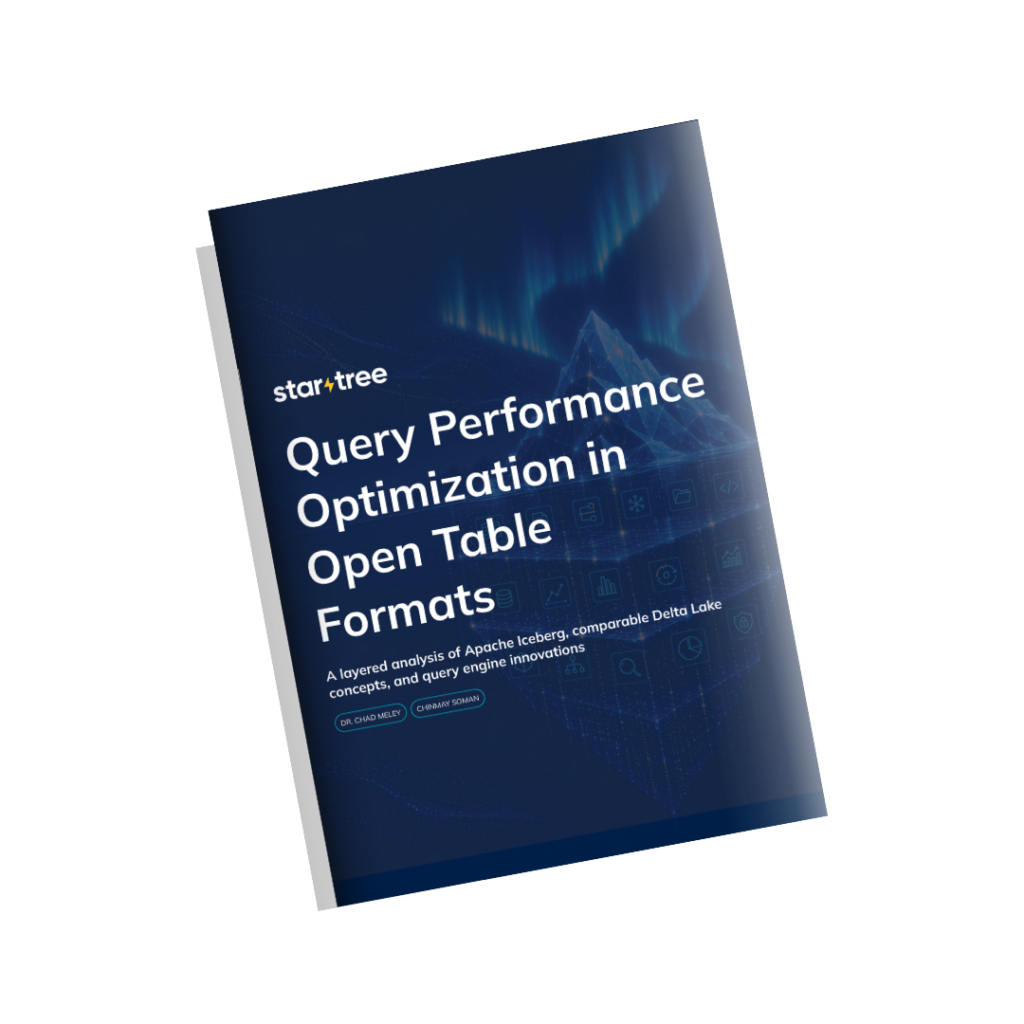 StarTree Industry Report Query Performance Optimization in Open Table Formats