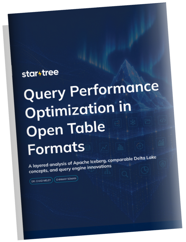 StarTree Industry Report Query Performance Optimization in Open Table Formats